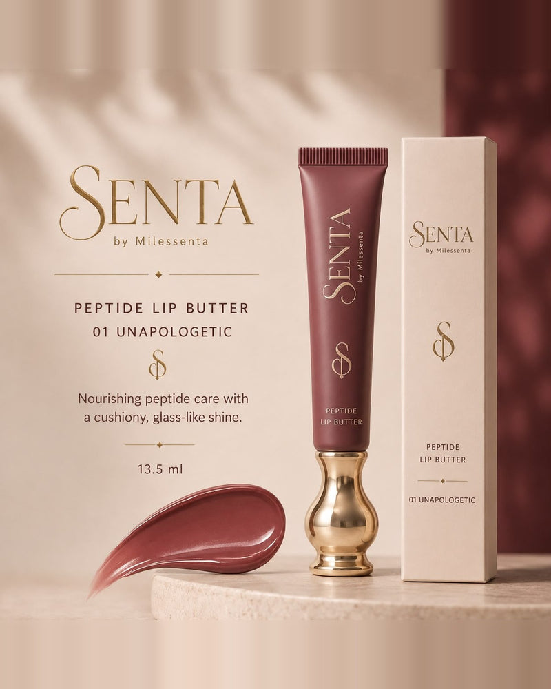 SENTA Peptide Lip Butter with its box