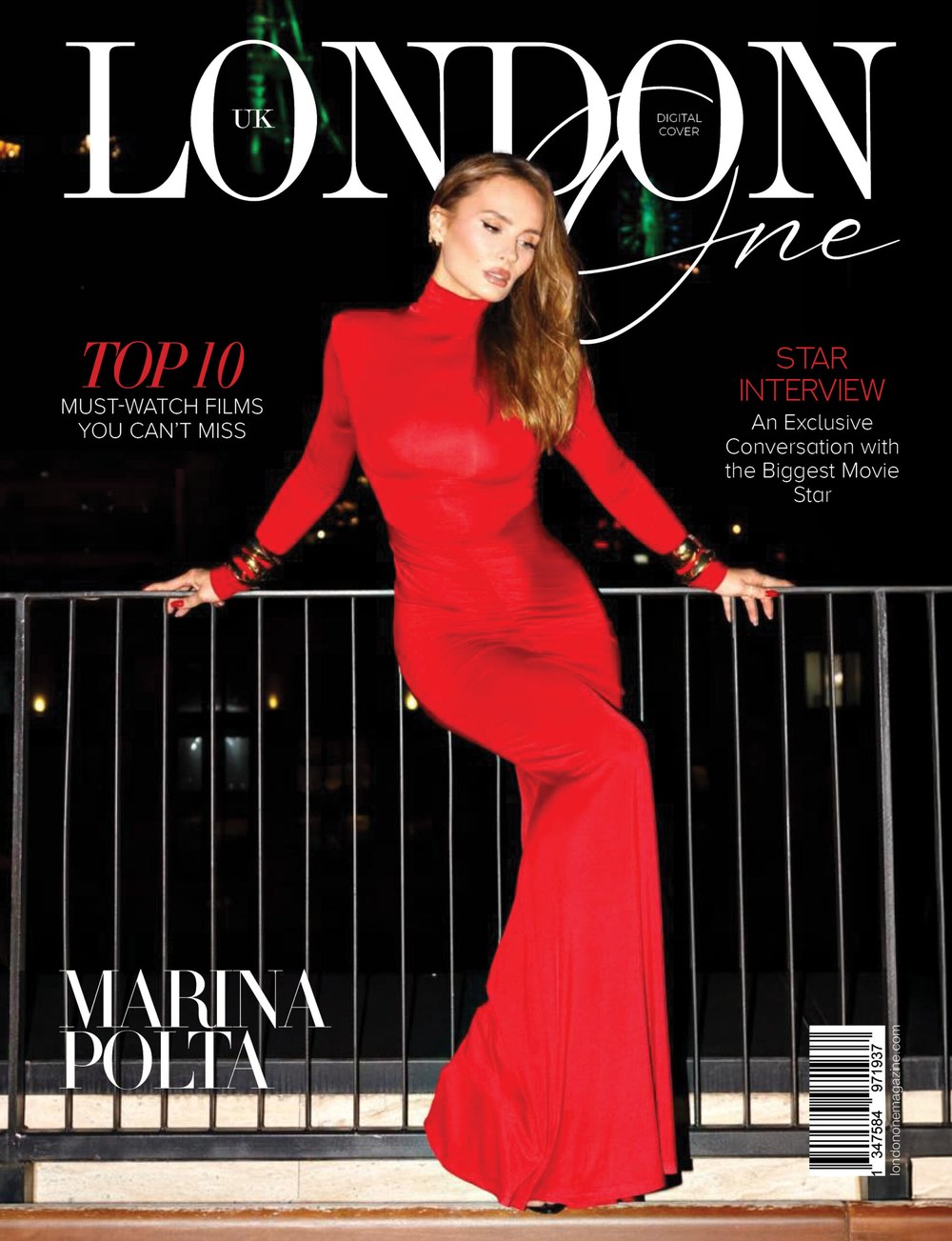 Marina on the cover of London UK